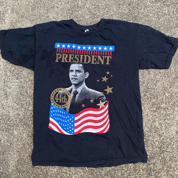 Barack Obama 44th President Tee Shirt Size Large - Picture 1 of 3
